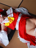 [Cosplay] Reimu Hakurei with dildo and toys - Touhou Project Cosplay(118)